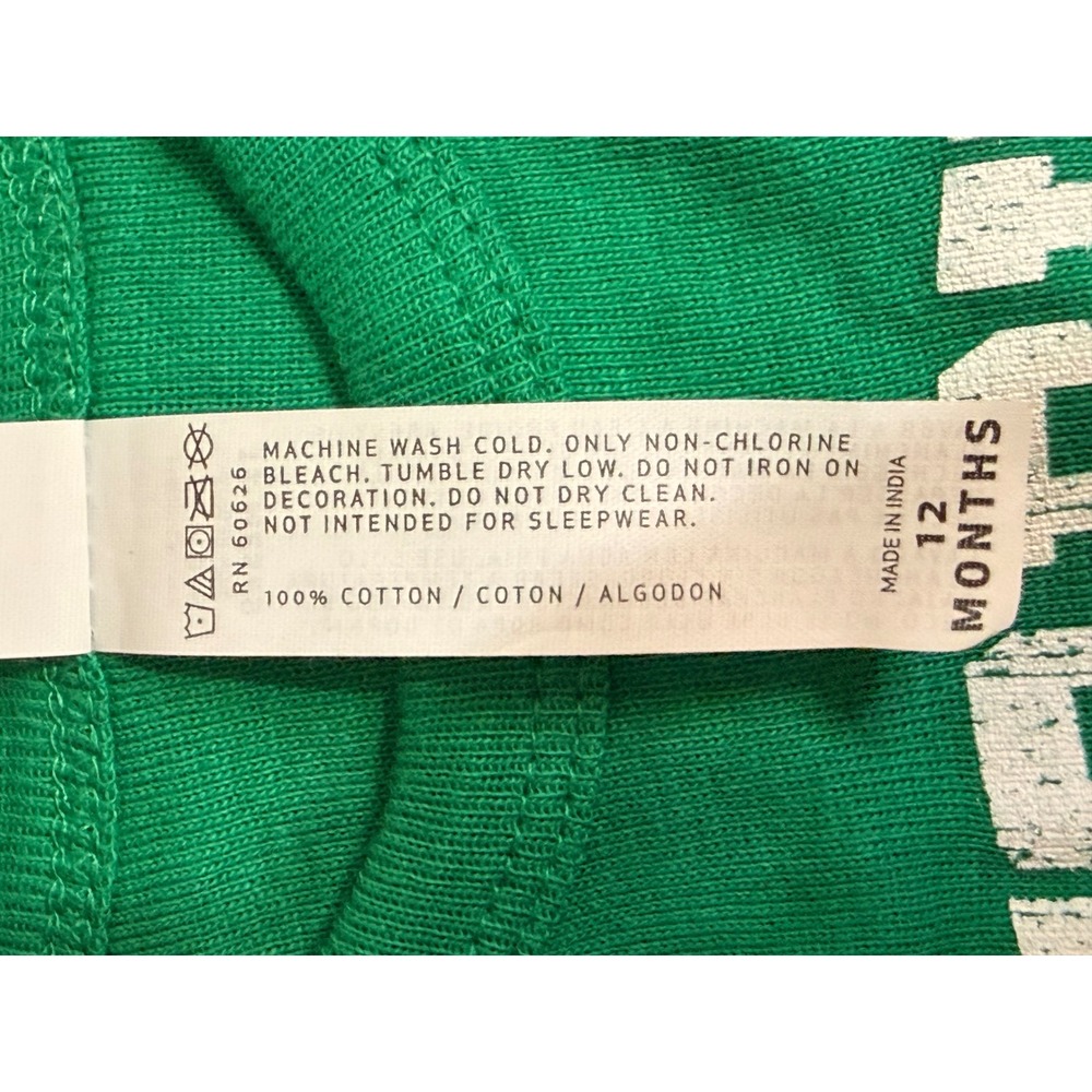 Murphys Bleachers Chicago Cubs Green Graphic Bodysuit 12 Mths Baseball - Picture 4 of 4